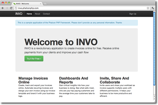 Invo Application