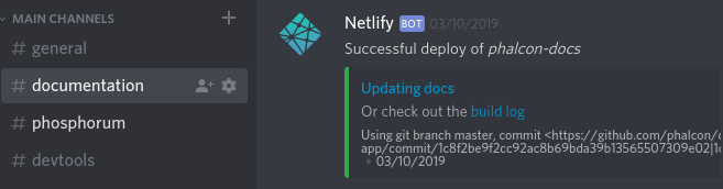 Successful build on Discord Successful build on Discord