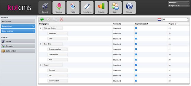 KikCMS old version KikCMS old version